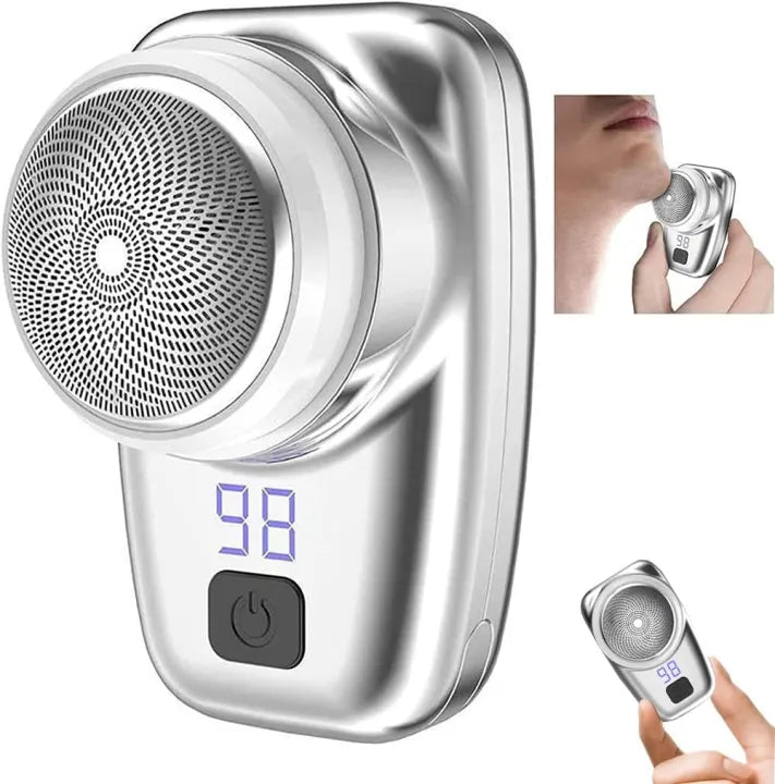 Mini Portable Electric Shaver for Men | 6-Blade USB Rechargeable Pocket Razor