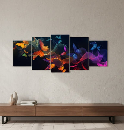 5PCS Butterfly Wall Decor for Home & Stylish Interiors