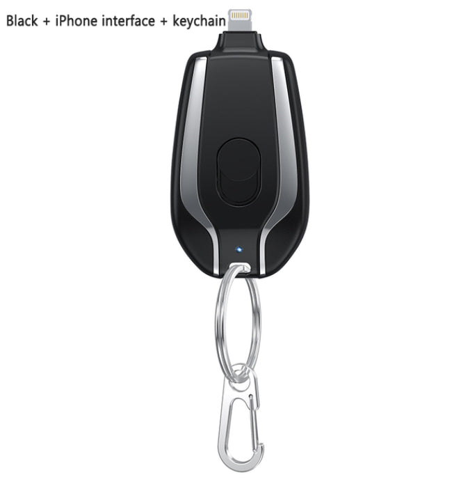 LEST Mini 1500mAh Keychain Power Bank | Fast Wireless Backup Charger for iPhone & Android