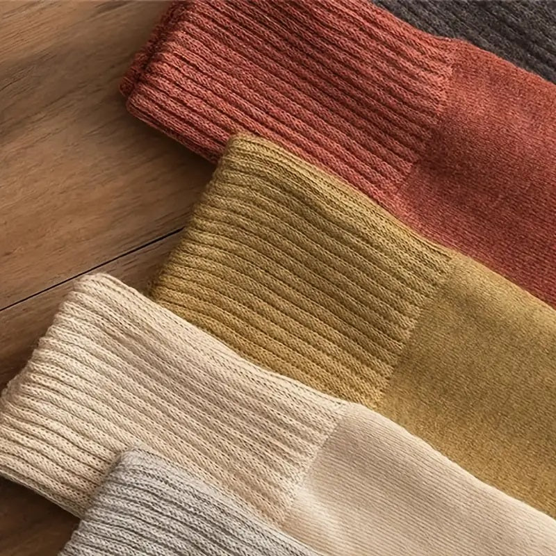 Warm Fleece-Lined OTK Socks for Male&Female– Soft & Cozy Leg Warmers