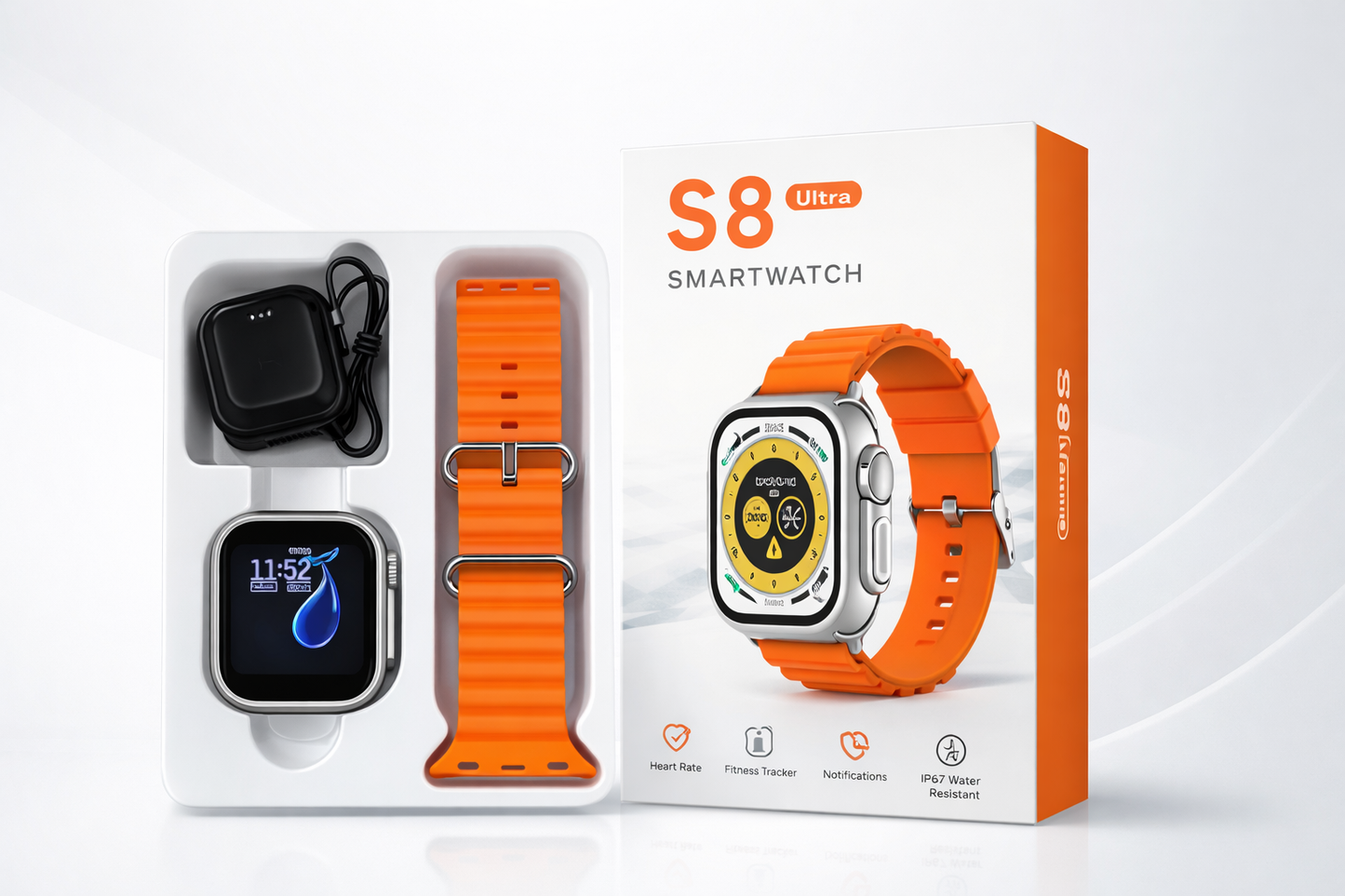 S8 Ultra Bluetooth Smart Watch for men & Women (Random color)