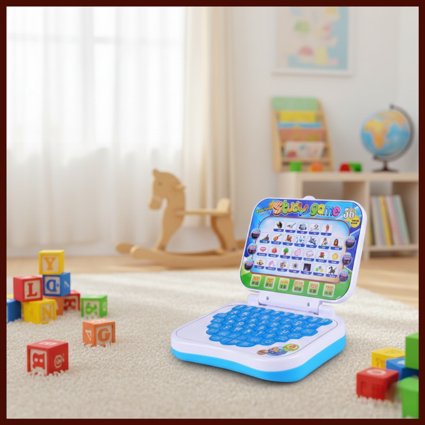 Baby Care Learning Musical Laptop Toy | Educational Toy Set for Boys & Girls