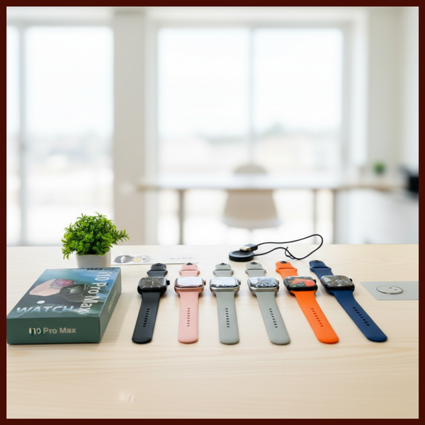 i10 Pro Max Smart Watch Series 9 | 49mm HD Display | Bluetooth Calling