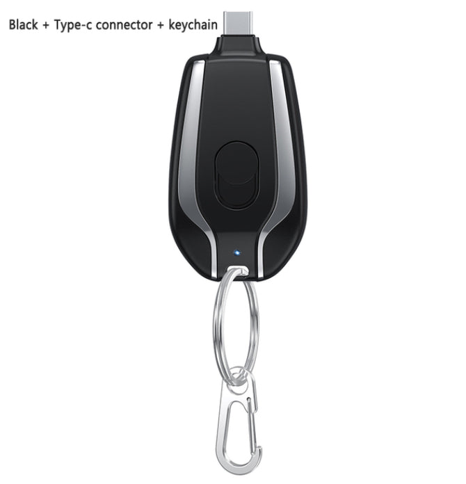 LEST Mini 1500mAh Keychain Power Bank | Fast Wireless Backup Charger for iPhone & Android