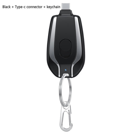 LEST Mini 1500mAh Keychain Power Bank | Fast Wireless Backup Charger for iPhone & Android