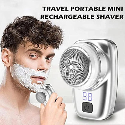 Mini Portable Electric Shaver for Men | 6-Blade USB Rechargeable Pocket Razor