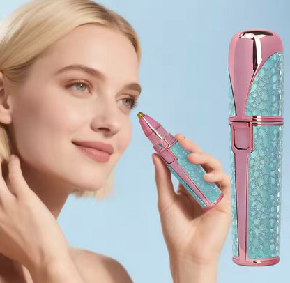 Beauty 2-in-1 Electric Eyebrow Trimmer & Facial Hair Remover for Women