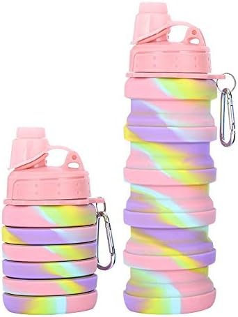 UltraSlim Foldable Silicone Water Bottle | Collapsible Travel Bottle