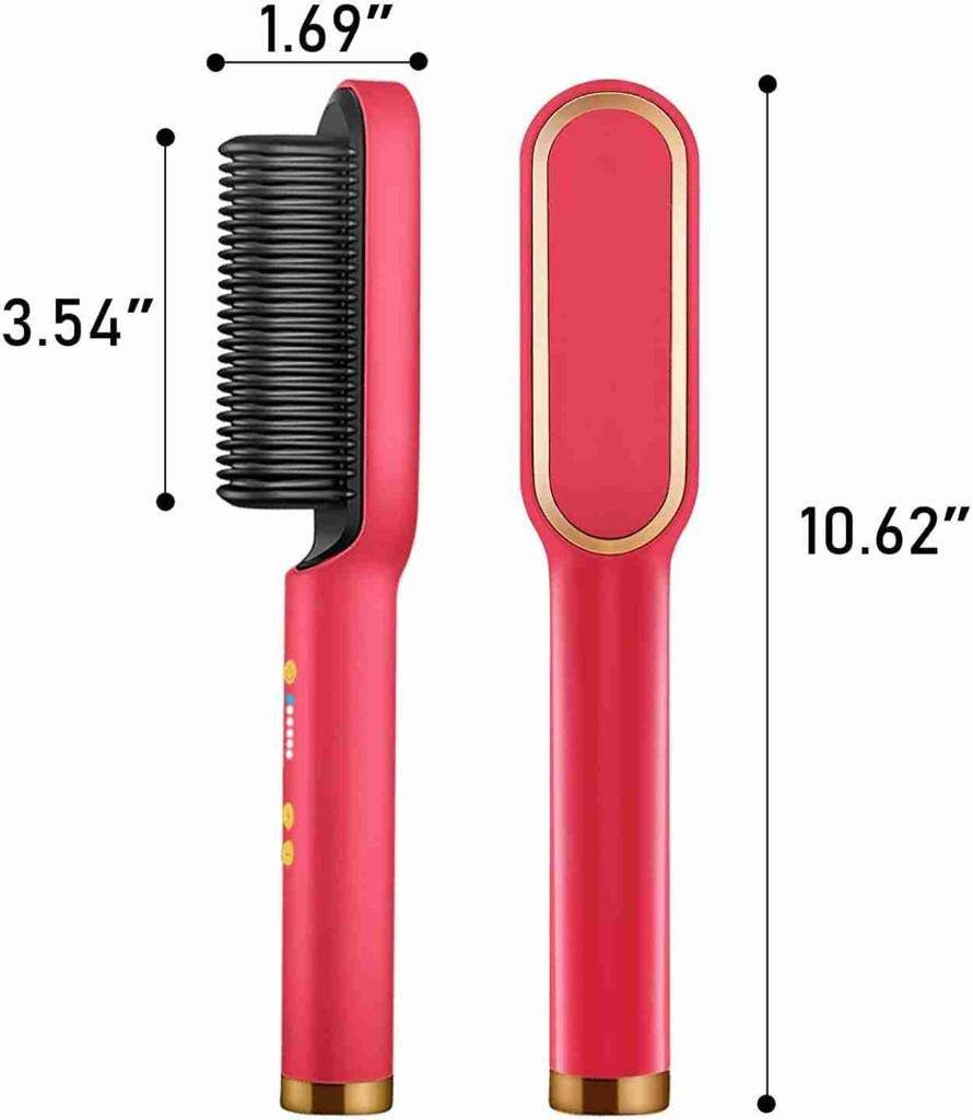 Electric Hair Straightener Brush | Fast Hair Styling Tool