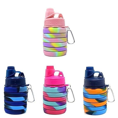 UltraSlim Foldable Silicone Water Bottle | Collapsible Travel Bottle