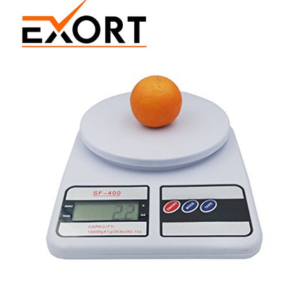 EXORT 10kg Digital Kitchen Scale – Food, Fruit, Vegetable & Jewelry Weighing Machine