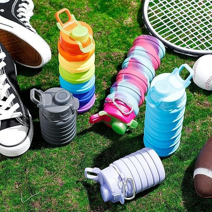 UltraSlim Foldable Silicone Water Bottle | Collapsible Travel Bottle