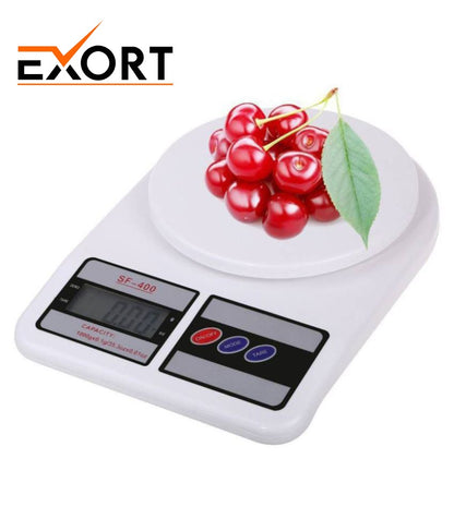 EXORT 10kg Digital Kitchen Scale – Food, Fruit, Vegetable & Jewelry Weighing Machine