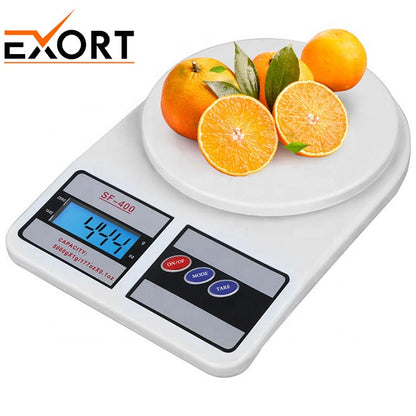 EXORT 10kg Digital Kitchen Scale – Food, Fruit, Vegetable & Jewelry Weighing Machine
