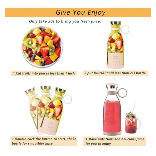 420ml Portable USB Juicer Blender