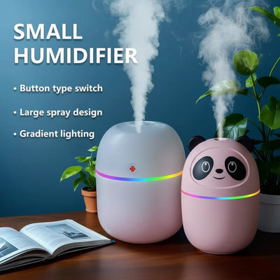 Mini USB Air Humidifier – Silent Cool Mist & LED Night Light for Home, Car & Office