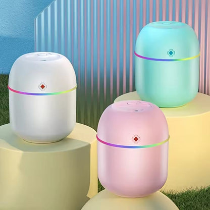 Mini USB Air Humidifier – Silent Cool Mist & LED Night Light for Home, Car & Office