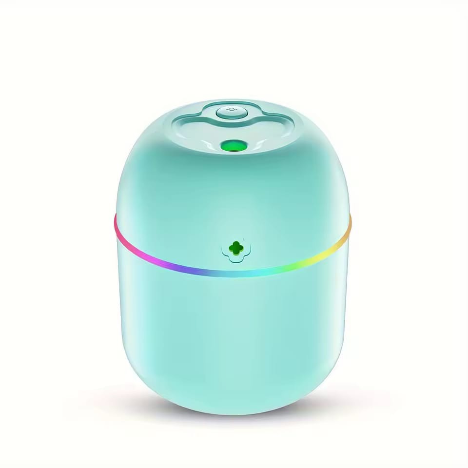 Mini USB Air Humidifier – Silent Cool Mist & LED Night Light for Home, Car & Office